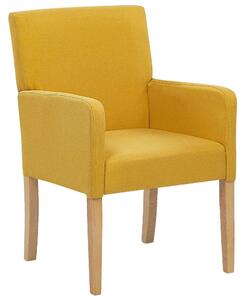 Jídelní židle Tkanina Žlutá ROCKEFELLER