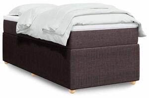 Box spring postel s matrací tmavě hnědá 80x200 cm textil 3285528