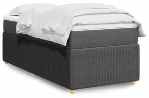 Box spring postel s matrací tmavě šedá 80 x 200 cm textil 3285526