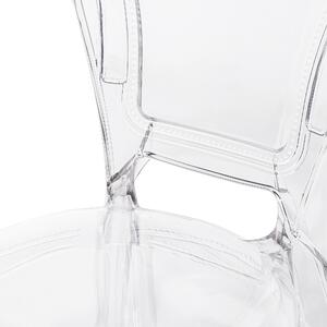 Průhledná plastová židle VERMONT