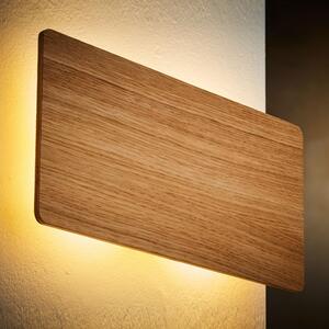TK-LIGHTING Nástěnné dřevěné osvětlení TAVOLA, 2xG9, 6W, hranaté, hnědé 3272