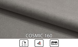 Kontinentální postel 160 cm Karen (šedá) (s matrací a úložným prostorem). 1046606