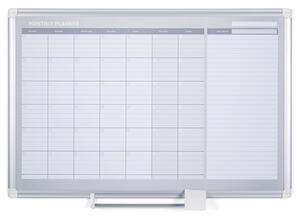 Bi-Office Měsíční plánovací tabule na zeď LUX, magnetická, dny, 900 x 600 mm