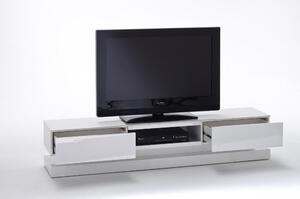 Televizní stolek STEP (Bílá lesk)
