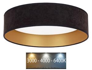 BRILAGI - LED Stropní svítidlo VELVET LED/24W/230V 3000/4000/6400K černá/zlatá BG0276