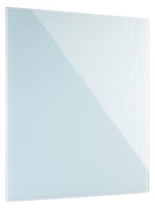 Skleněná magnetická tabule na zeď, 480 x 480 mm, bílá