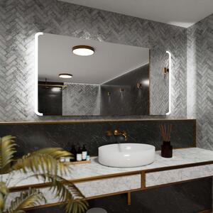 Koupelnové zrcadlo s LED podsvícením SEATTLE šířka: 40 cm, výška: 50 cm