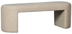 Hoorns Béžová čalouněná lavice Lotta 130 cm