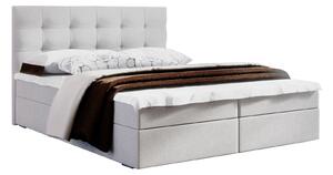 Manželská posteľ Boxspring 160 cm Fade 2 (béžová) (s matracom a úložným priestorom). 1046496