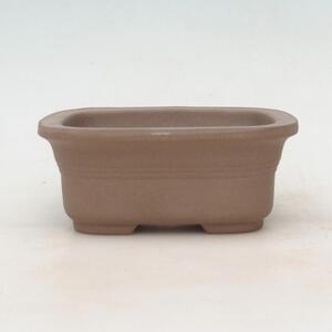 E-bonsai Keramická bonsai miska 13,5 x 11 x 5,5 cm režná