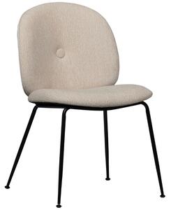 Hoorns Béžová čalouněná jídelní židle Neumann
