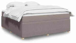 Box spring postel s matrací taupe 180x200 cm textil 3285592