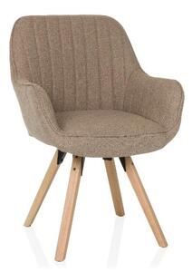 HJH Living Otočná jídelní židle Scandi Soft (béžová) (100397567003)