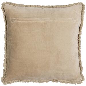 Hoorns Béžový bavlněný polštář Cuiso 45 x 45 cm
