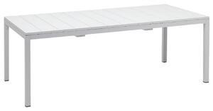 Nardi Bílý rozkládací zahradní stůl Rio 210/280 x 100 cm