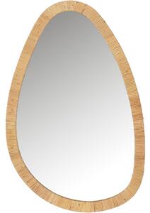 Závěsné zrcadlo z přírodních vláken J-line Palo 70 x 46 cm