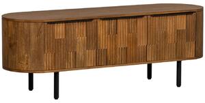 Hoorns Hnědý dřevěný TV stolek Effor 147 x 45 cm
