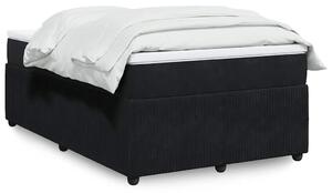 Box spring postel s matrací černá 120 x 190 cm samet 3285628