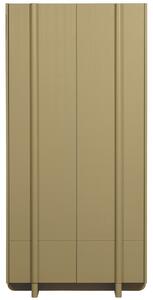 Hoorns Světle zelená dřevěná skříň Almo 210 x 101 cm