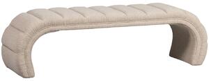 Hoorns Béžová čalouněná lavice Taffa 160 cm