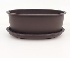 E-bonsai Bonsai miska+podmiska plast MP-4 - 16 x 12,5 x 6 cm
