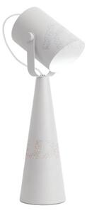 KANLUX Stolní kovová lampa LARATA, 1xE27, 5W, bílá 36260