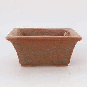 E-bonsai Keramická bonsai miska 8,5 x 6 x 4 cm hnědá