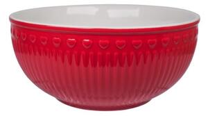 Porcelánová miska červená velká 17 cm (ISABELLE ROSE)