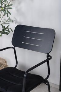Jídelní židle Nicke, 2ks, černá