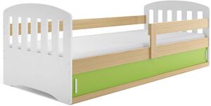 Dětská postel Classic 1 80x160 - 1 osoba – Borovice, Zelená