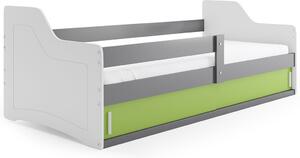 Dětská postel Sofix 1 80x160 - 1 osoba - Grafit, Zelená