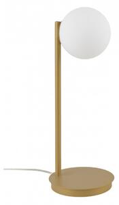 SIGMA Stolní moderní lampa GAMA, 1xG9, 12W, zlatá/bílá 50274