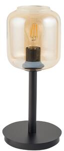 SIGMA Stolní retro lampa GLOSS, 1xE27, 60W, černá/jantar 50263