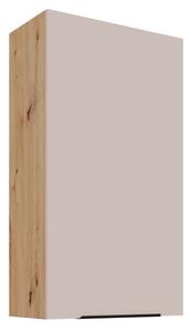 SOLEA k | horní kuchyňská skříňka 60 G-108 1F policová | 60 cm | EXTRA VYSOKÁ | artisan/kašmír | VÝBĚR ÚCHYTŮ