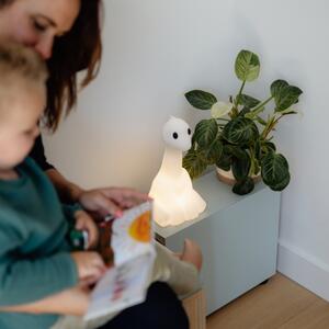 Bílá plastová dětská LED lampa Mr. Maria Nova 30 cm