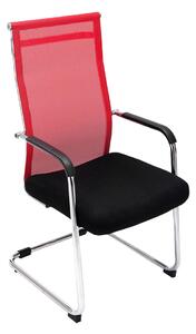 Kancelářská židle Worsley - síťovaný potah | červená