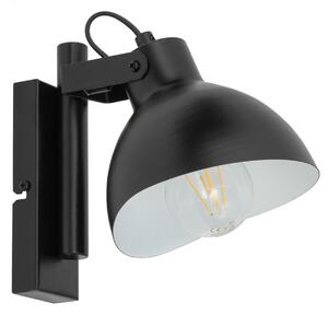 SIGMA Nástěnné industriální osvětlení FLOP, 1xE27, 60W, černé 32425