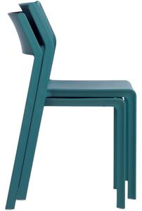 Nardi Petrolejově modrá plastová zahradní židle Trill