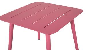 Odkládací stolek Lina, růžový, 40x40