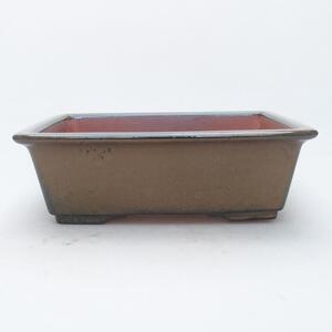 E-bonsai Keramická bonsai miska 22 x 17 x 7 cm hnědá
