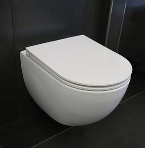 EBS Urban City WC závěsné Rimfree, bílá WCURBANC