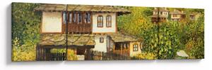 Obraz - Chaloupky v létě (170x50 cm)