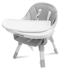 Dětská jídelní židlička 3v1 Caretero Velmo Grey