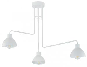 SIGMA Závěsné moderní osvětlení na tyči HOLI, 3xE27, 60W, kulaté, bílé 32450