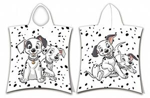 Jerry Fabrics dětské pončo 101 Dalmatians 03 50x115 cm