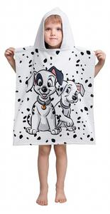 Jerry Fabrics dětské pončo 101 Dalmatians 03 50x115 cm
