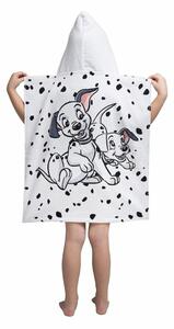Jerry Fabrics dětské pončo 101 Dalmatians 03 50x115 cm