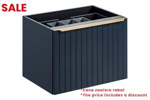 Comad Závěsná skříňka pod umyvadlo Santa Fe 80 cm tmavě modrá