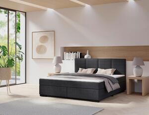 POSTEL BOXSPRING, 160/200 cm, antracitová MID.YOU - Manželské postele, Online Only