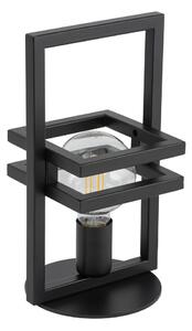SIGMA Stolní moderní lampa MERCI, 1xE27, 60W, hranatá, černá 50320
